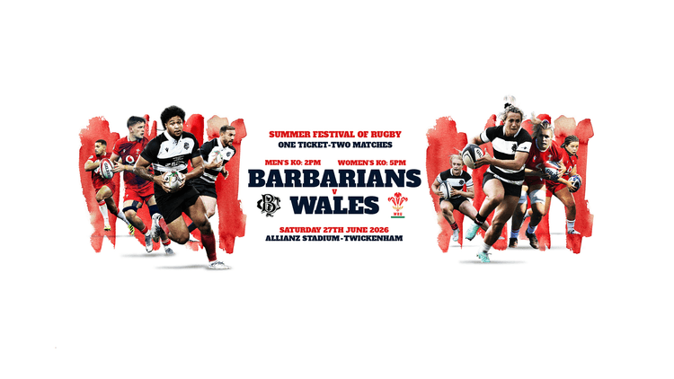 Barbarians gegen Wales & Barbarians Women gegen Wales Women